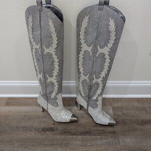 Gianni Bini Shiny Boots 8.5